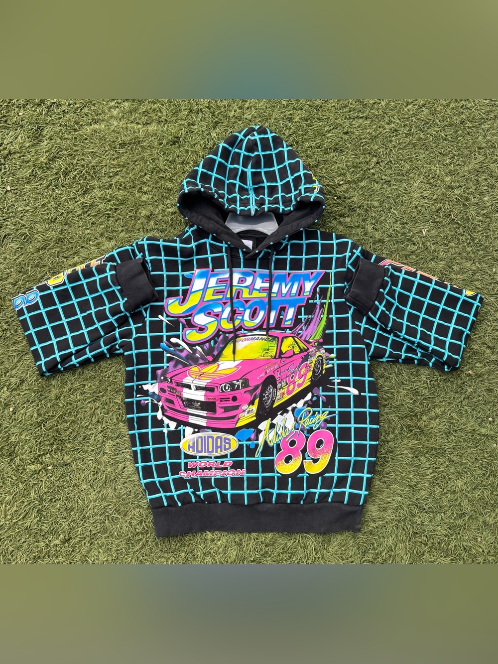 Adidas x Jeremy Scott Rally Pullover Hoodie – Size Small – Used